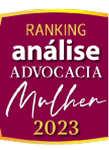 Pantano Advogados premiado no Análise Advocacia Mulher 2023 por liderança feminina no setor jurídico.